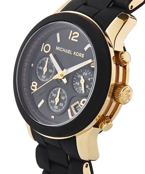 black with gold detailing michael kors watch|Michael Kors small gold watch.